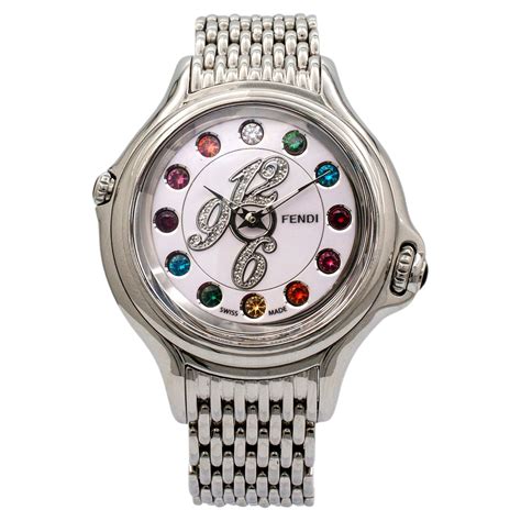 Fendi Crazy Carats Stainless Steel Diamond